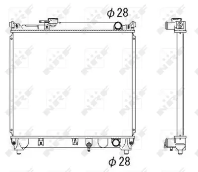 NRF 53279 Suzukı Vitara 1.6 89-Radiator 1770086C01