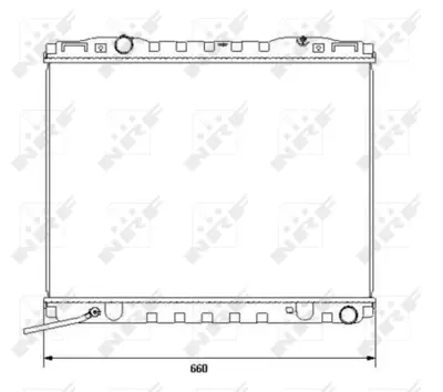 NRF 53365 Kıa Sorento 2.4 03-Radiator 253113E600