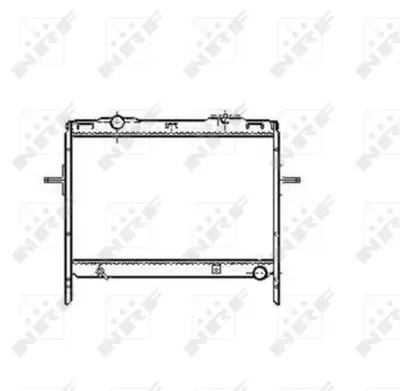 NRF 53370 Kıa Sorento 2.5d 03-Radiator 253103E350