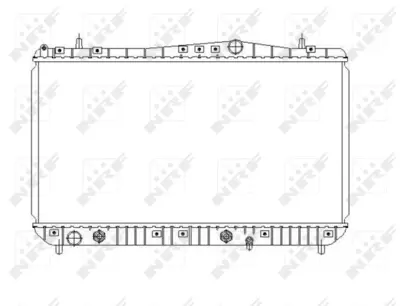 NRF 53385 Daewoo Tacuma 2.0 00-Radiator P96271475