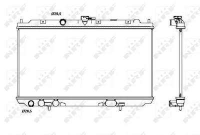 NRF 53387 Nıssan Almera 1.5 00-Radiator 21410BM402