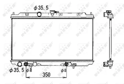 NRF 53389 Motor Su Radyatoru Nıssan Prımera 2.0 02- 21460AV600