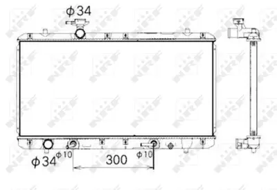 NRF 53429 Motor Su Radyatoru Suzukı Lıana 1.6 01- 1770054G10