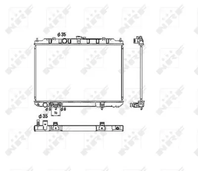 NRF 53453 Nıssan X-Trail 2.5 01-Radiator 21460EQ30B