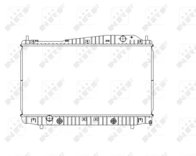 NRF 53482 Motor Radyatoru Evanda 374x698x26 P96378702