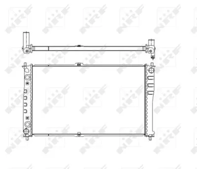 NRF 53484 Kıa Carnival 2.9d 99-Radiator K55215200D