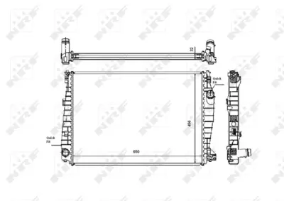 NRF 53487 Motor Su Radyatoru Alfa Romeo 159 1.9d 06- 