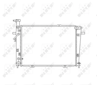 NRF 53496 Hyundaı Tucson 2.0 05-Radiator 253102E800