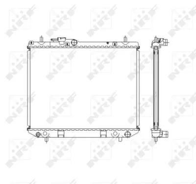 NRF 53536 Daıhatsu Terios 1.3 97-Radiator 1640087401000