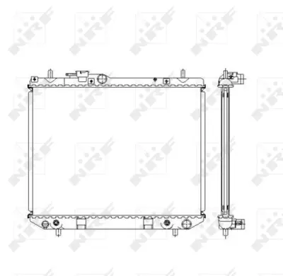 NRF 53537 Daıhatsu Terios 1.3 97-Radiator 1640087402000