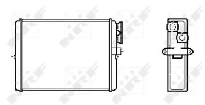 NRF 53559 Kalorıfer Radyatoru Volvo S60 2,0t 2,4 2001> S80 1998 2006 V70 2000> Xc70 2000> Xc90 9171503