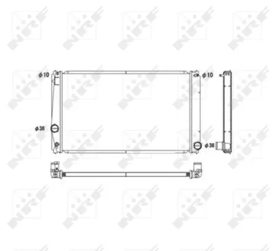 NRF 53589 Toyota Rav 4 2.0 06-Radiator 1640028570