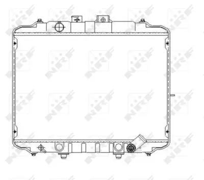 NRF 53650 Hyundaı H100 2.5d 94-Radiator 2530043820 MB605252