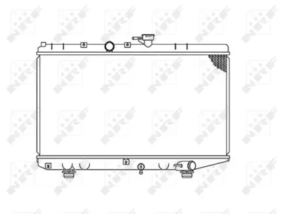 NRF 53828 Kıa Rio 1.3 00-Radiator OK31A15200A