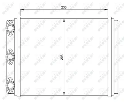 NRF 54249 Kalorıfer Radyatoru W123 79>85 S123 79>85 C123 77>85 A0028355601