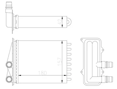 NRF 54412 Kalorıfer Radyatoru Trafıc Iı 06> Trafıc Iıı 15> 1.6 Dcı 2.0 Dcı 2.5 Dcı 7701065763 93161918