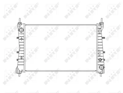 NRF 54503 Fıat Linea 1.3d 07-Radiator 51785217