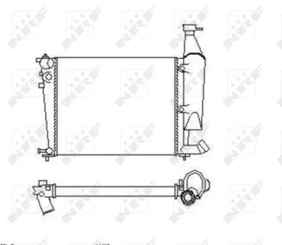 NRF 54676 Motor Su Radyatoru Peugeot Ranch Mpv 02- 9620981380