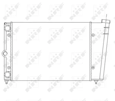 NRF 54691 Vw Polo 1.3 82-Radiator 171121253T