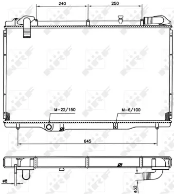 NRF 54750 Radyator Renault Espace Iıı 6025372518