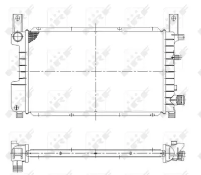 NRF 55314 Ford Fiesta 1.1 89-Radiator 94FB8005BC