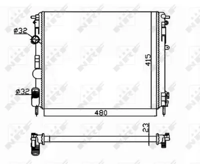 NRF 58148 Motor Radyatoru R. Clıo Iı 98>05 Kangoo 01> Symbol Iı 08>14 D. Logan 06>12 Sandero 08> 1.2 1.4 1.6 1 2140000QAX 8660000438