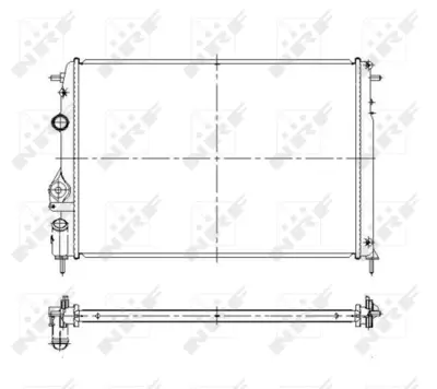 NRF 58175 Motor Radyator Megane Scenıc+ac 8660000440