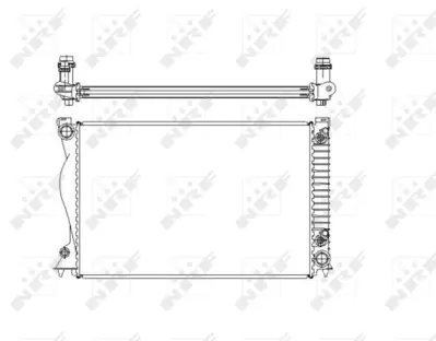 NRF 58220 Motor Su Radyatoru Audı A6 2.4 04- 4F0121251M