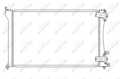 NRF 58251 Motor Su Radyatoru Peugeot 406 2.0d 96- E101H94