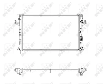 NRF 58319 Motor Radyatoru Laguna Iı 1,6/1,9dcı/2,0 (689x418x26) 8200302463