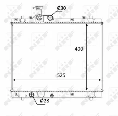 NRF 58397 Suzukı Swift 1.2 11-Radiator 1770069L21