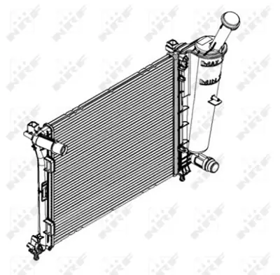 NRF 58429 Fıat Panda 1.2 12-Radiator 51939068