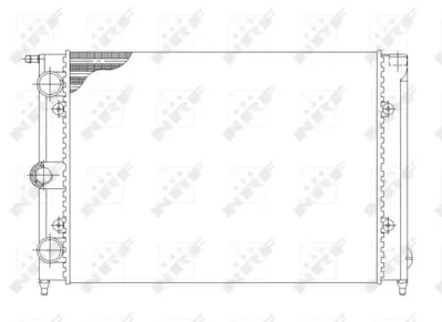 NRF 58697 Motor Su Radyatoru Vw Golf 1.3 84- 171121253CJ