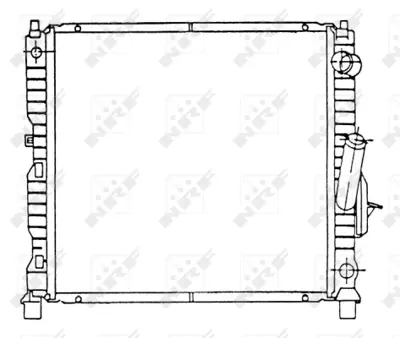 NRF 58942 Motor Su Radyatoru Renault Twıngo 1.2 93- 7701038688