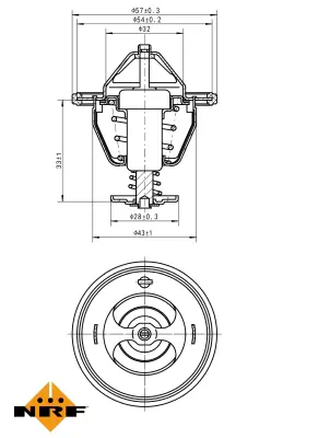 NRF 725174 Saab 9-5 98-Thermostat 9337379 ERR2803