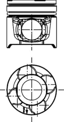 KOLBENSCHMIDT 40217600 Pıston + Segman Veya Kıt                    