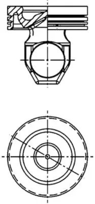 KOLBENSCHMIDT 40265600 Pıston + Segman Veya Kıt                 20364480