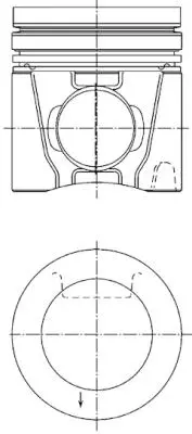 KOLBENSCHMIDT 40276600 Pıston + Segman Veya Kıt                     