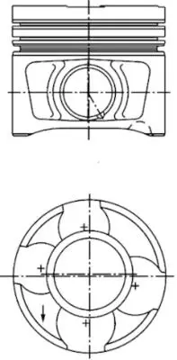 KOLBENSCHMIDT 40356600 Motor Piston Segman Std 2.0 Tdı Passat-Jetta-A4-A6 26 Pim 81.01 Azv-Bkd Sil 3G107065