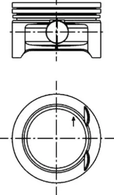 KOLBENSCHMIDT 40382600 Motor Piston Segman Std Astra-Corsa B-C-Agila-Meriva 1.0 X1.0xe / Z1.0xe 72.50 3 Sil 90571681