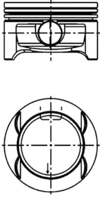 KOLBENSCHMIDT 40386620 Motor Piston Segman 0.50 Z1.4xep Astra-Corsa-Meriva-Tıgra 73.40 4 Sil 624065