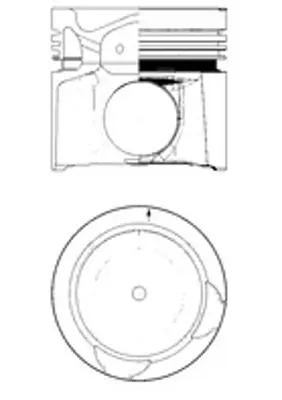 KOLBENSCHMIDT 40459600 Pıston + Segman Veya Kıt                          STU130135