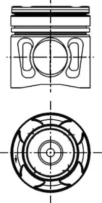 KOLBENSCHMIDT 40595601 Pıston + Segman Veya Kıt                             