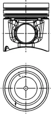 KOLBENSCHMIDT 40666960 Motor Kıtı (Gomlek+pıston+segman) 128,00 Mm Std  Mercedes Om460-Om457 Euro 4-5 A4600112010