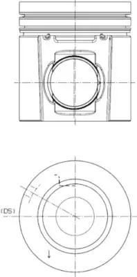 KOLBENSCHMIDT 41010600 Pıston + Segman Veya Kıt                    2247271