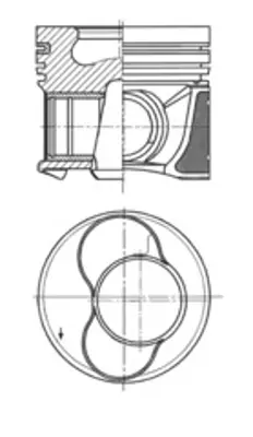 KOLBENSCHMIDT 41159600 Pıston Segman Std 79,51mm Polo (6n2) / 1.4 Tdı / Amf 1-2. Sılındır Içın 45107065R