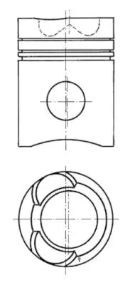 KOLBENSCHMIDT 90081600 Pıston + Segman Veya Kıt                 