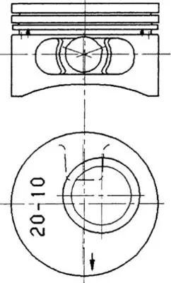 KOLBENSCHMIDT 90245610 Motor Piston Segman 0.50 2.0 Kadet Gsı-Omega-Calibra 1986--- 86.00 4 Sil 624195