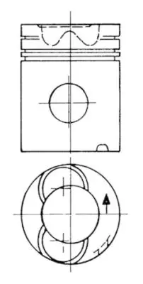 KOLBENSCHMIDT 90759600 Pıston + Segman Veya Kıt                     397412