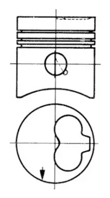 KOLBENSCHMIDT 93260620 Motor Piston Segman 1.00 1.6 Audı 80 D 24 Pim 76.51 Cn-Act-Adk-Cp-Cr-Cs-Dw-Jk-Jp-Me Sil 272035 69107091E